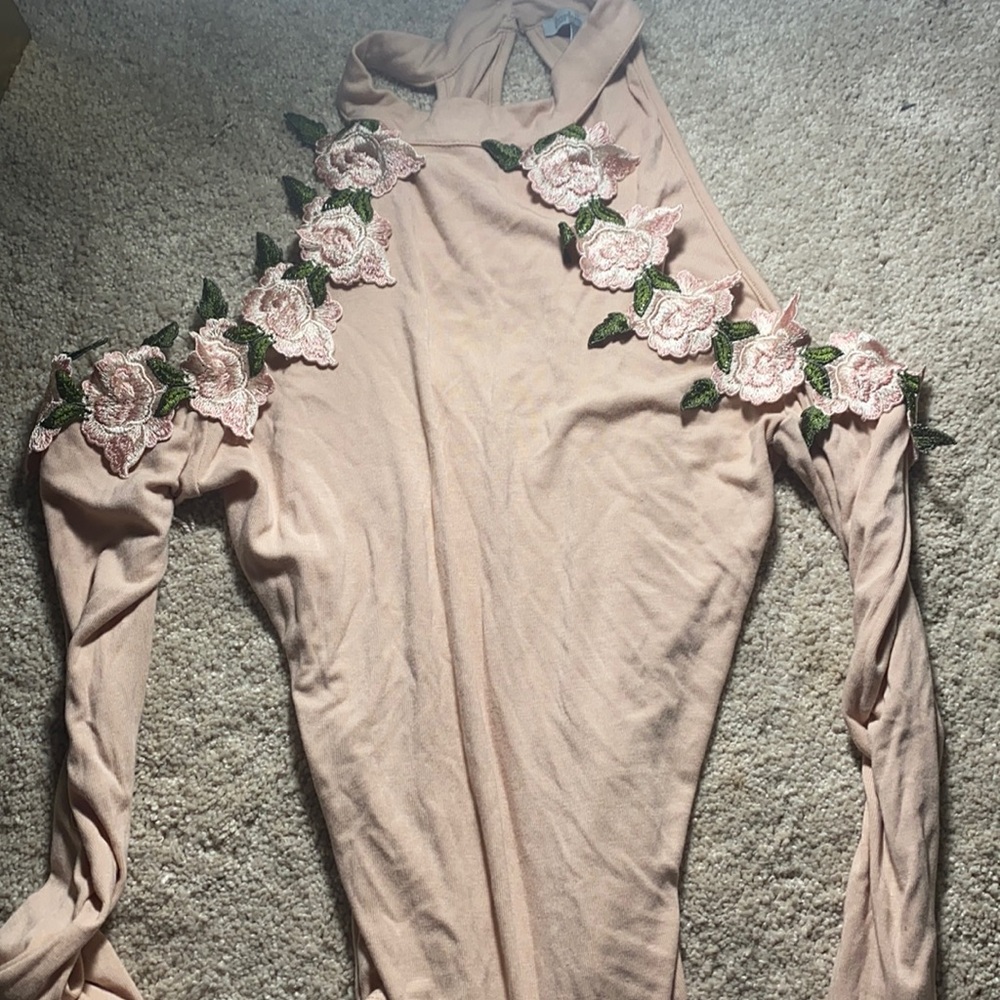Floral detail bodysuit